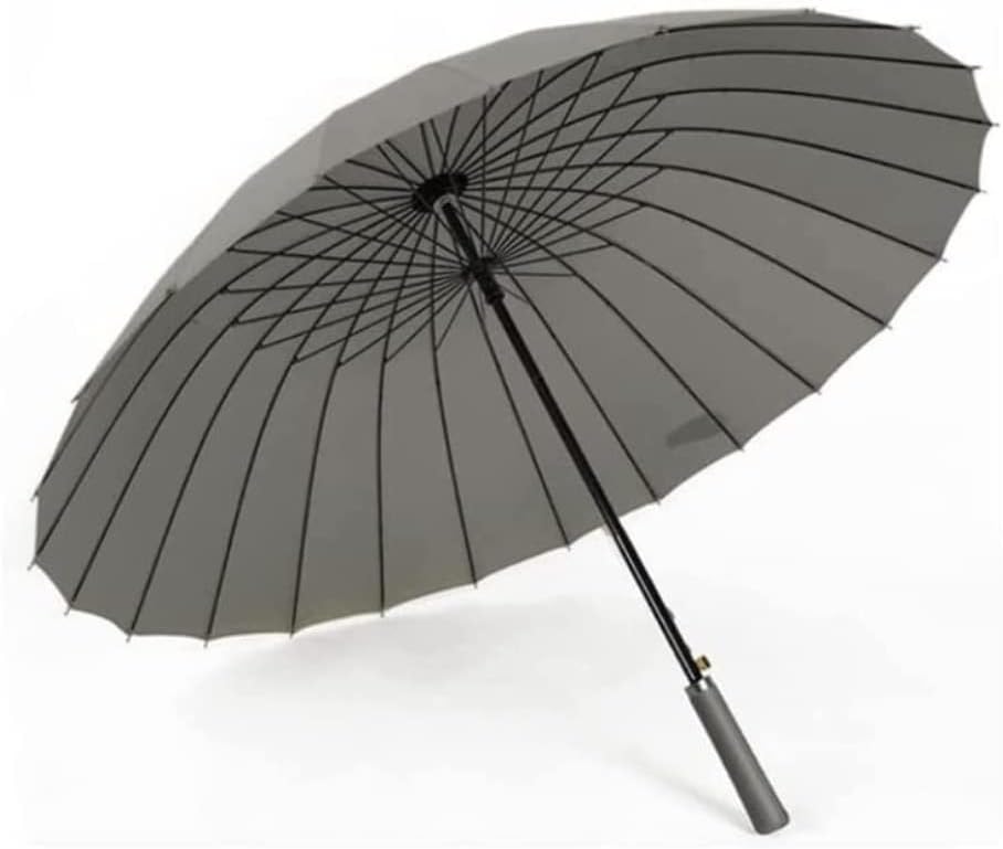 Portable Umbrella for Travel Automatic Open Canopy Golf Umbrella with Leather Handle Oversize Vented Stick Umbrella for Business Umbrella Outdoor(D)