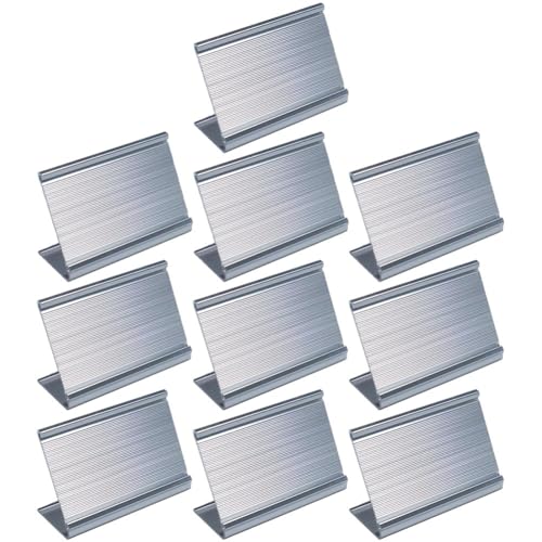 Présentoirs aluminium pour cartes de visite menu support photo table - 2