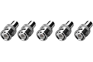 BNC Male to RCA Female Adapter Connector Set