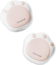Gaiatop Handwärmer Elektrisch 2er-Pack, 4000 mAh Taschenwärmer Wiederverwendbar 3 Heizmodi Elektrischer Hand Warmers Outdoor Camping Wandern Gadgets Jagd Zubehör Warm Geschenk für Frauen, Männer