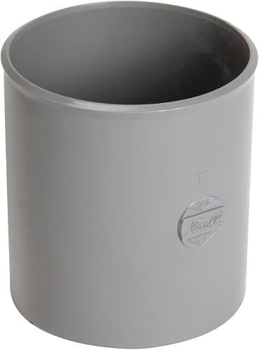 Coulisse NICOLL femelle-femelle - PVC gris - Ø 100 mm - KT