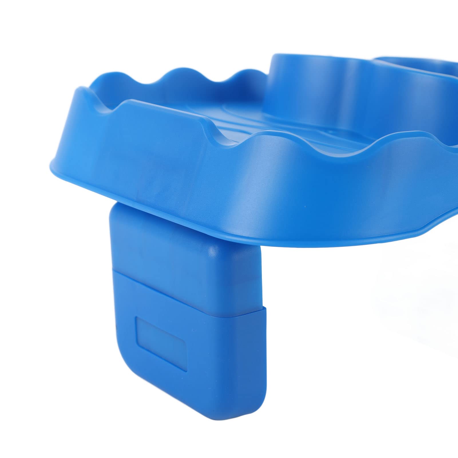 Bandeja antideslizante para piscinas y bañeras de spa, bandeja versátil azul con diseño estable, perfecta para uso en exteriores e interiores