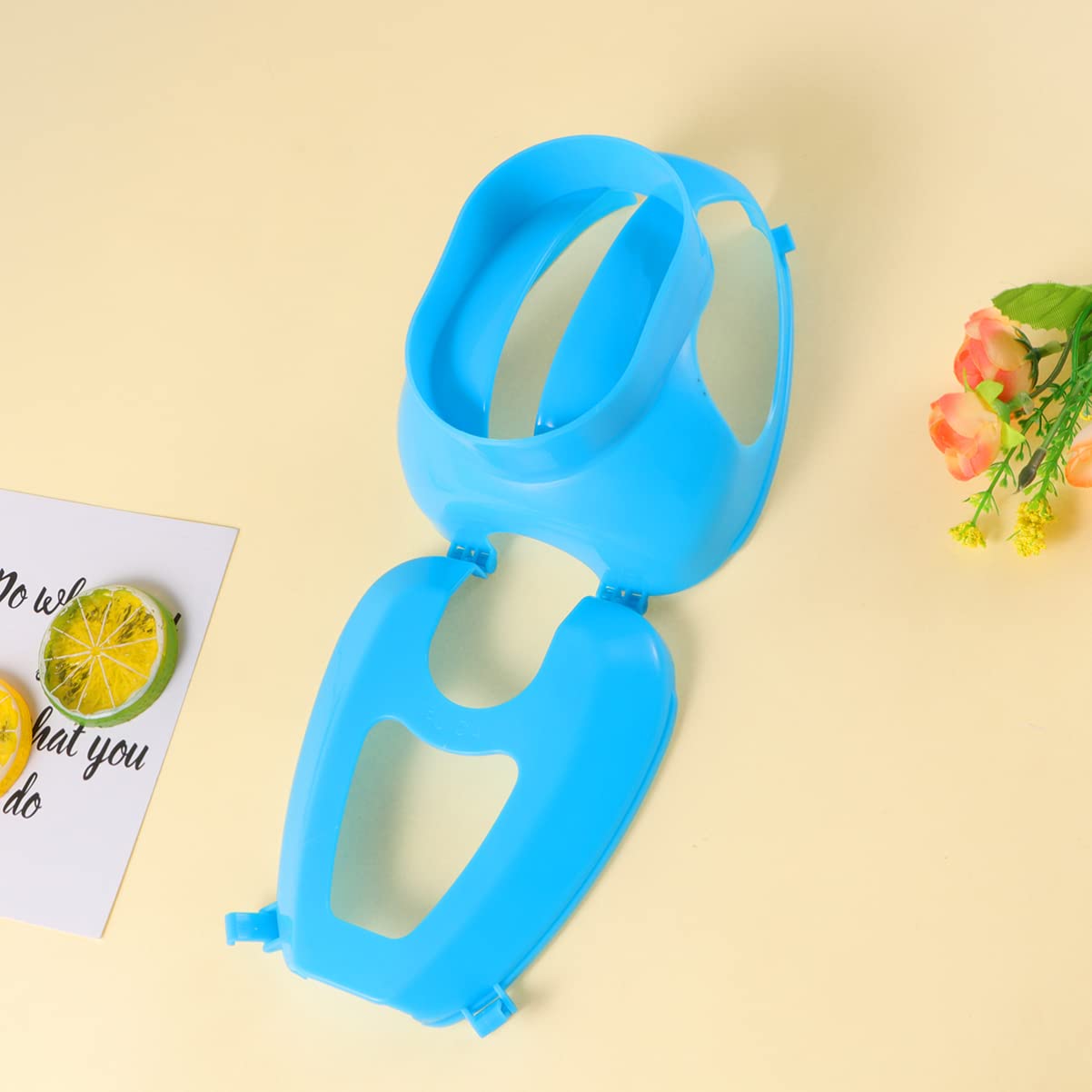 Mikikit Thickened Pigeon Feeder Rack Creative Fixed Holder for Birds Efficient Mounting Support Durable Construction Blue for Feeding Water and Medications