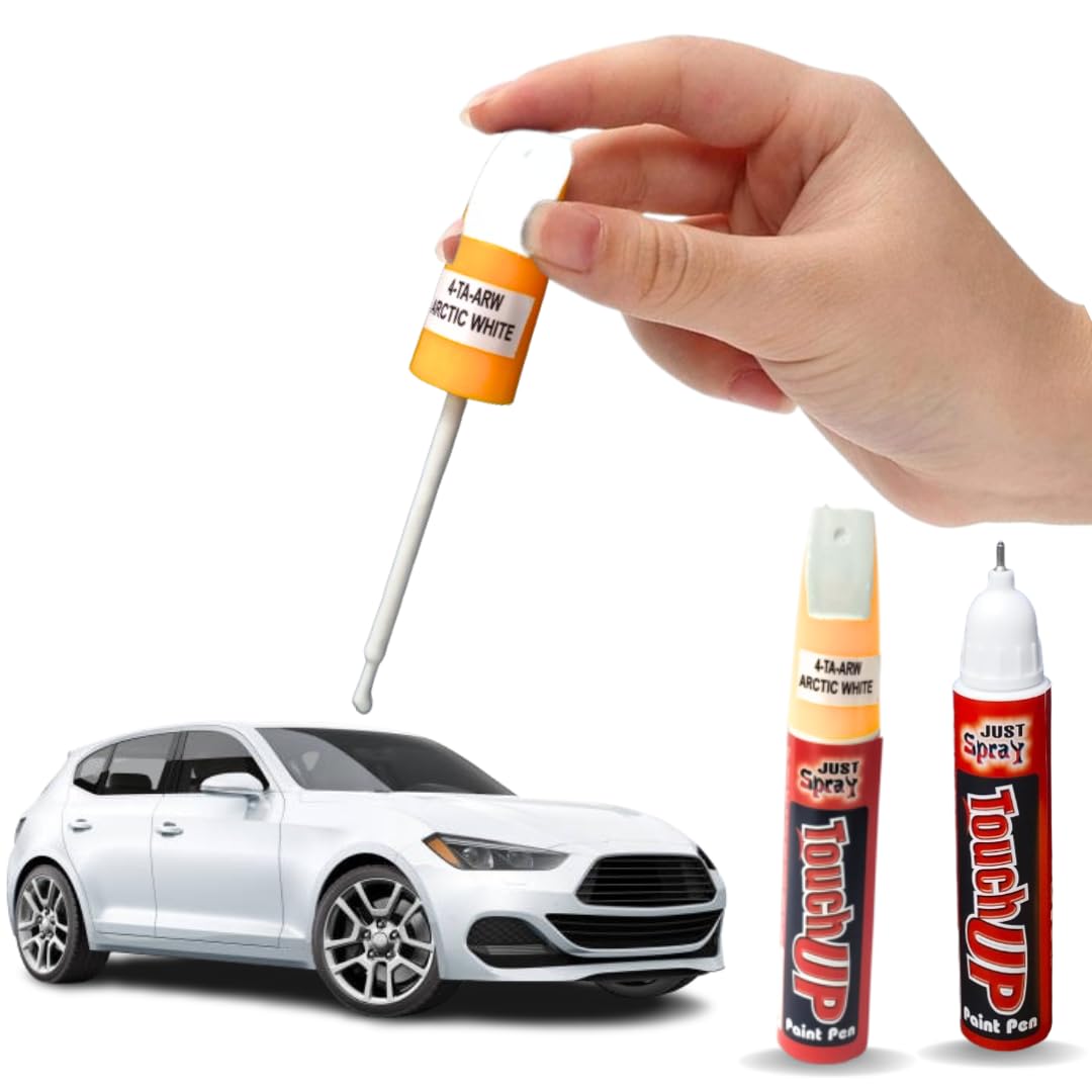 just spray Arctic White Car Scratch Remover Touch Up Paint Pen for Car, Special-Purpose for Car Color, Tata Car Touch Up Pen Automotive Scratch Repair Quick Dry, Car Pen 15ml (ARW)-image-25