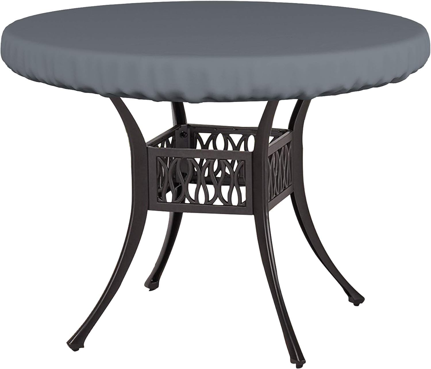 Covers & All Round Table Top Cover, 12 Oz Waterproof UV & Weather Resistant Patio Table Cover, Outdoor Table Cover for Patio Outdoor Furniture &