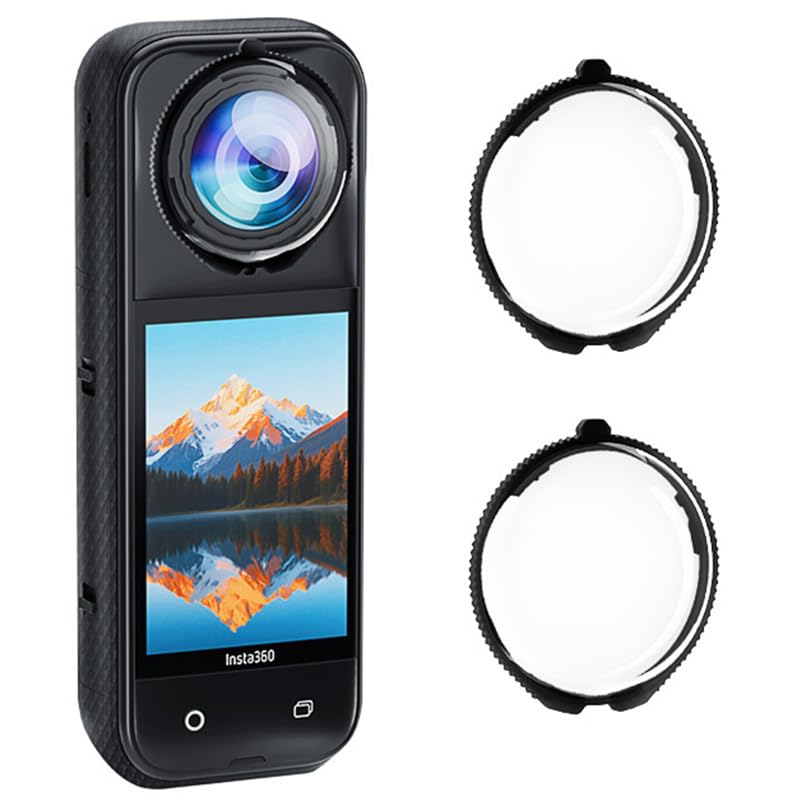 Lens Guard/Lens Protective Cover for Insta360 X5, 9H Hardness High Transmittance,Waterproof Dustproof (PC Material)-image-2