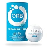 ORB Mental Focus | Brain Nootropics + Fish Oil | Clarity and Concentration Support, Calm and Mental State Support, Alertness and Focus Support - 30 Count