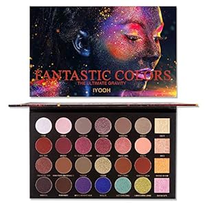 IYOOH-Ultra-Diamond-Glitter-Eyeshadow-Palette-28-Colors-Professional-Pressed-Powder-Makeup-set-4-Pearly-Glitter-9-Smooth-Matte-15-Cream-Shimmer-Highly-Pigmented-Neutral-Naked-Bright-Eye-Shadow IYOOH Ultra Diamond Glitter Eyeshadow Palette, 28 Colors Professional Pressed Powder Makeup set, 4 Pearly Glitter + 9 Smooth Matte + 15 Cream Shimmer