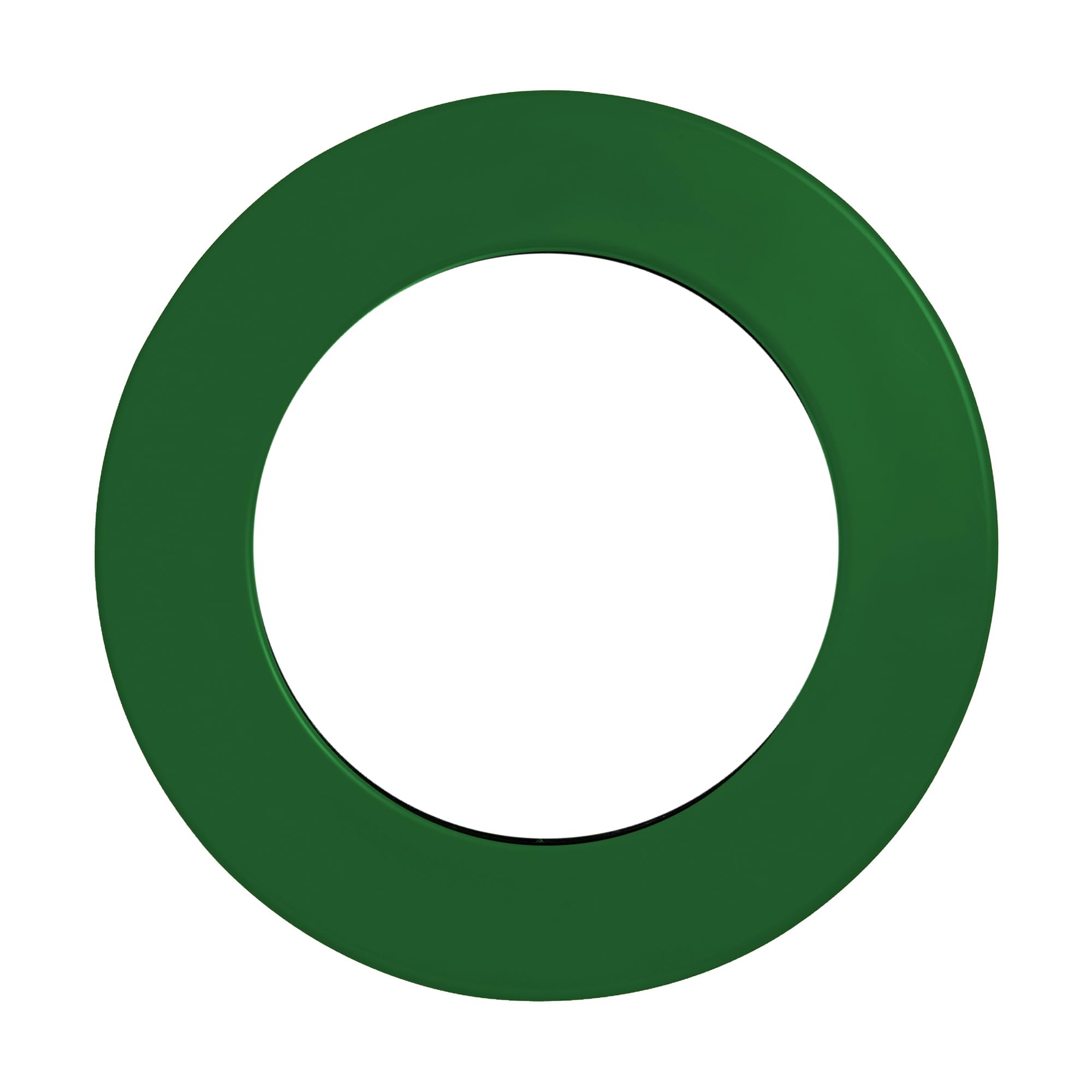 Karella Cible de fléchettes monobloc Surround PU - Anneau de récupération pour toutes les cibles de fléchettes - Vert - Bordure de fléchettes - Anneau de récupération pour fléchettes en acier