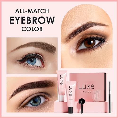 Luxe Cosmetics Black Color Set For Lashes And Brows thumb #2