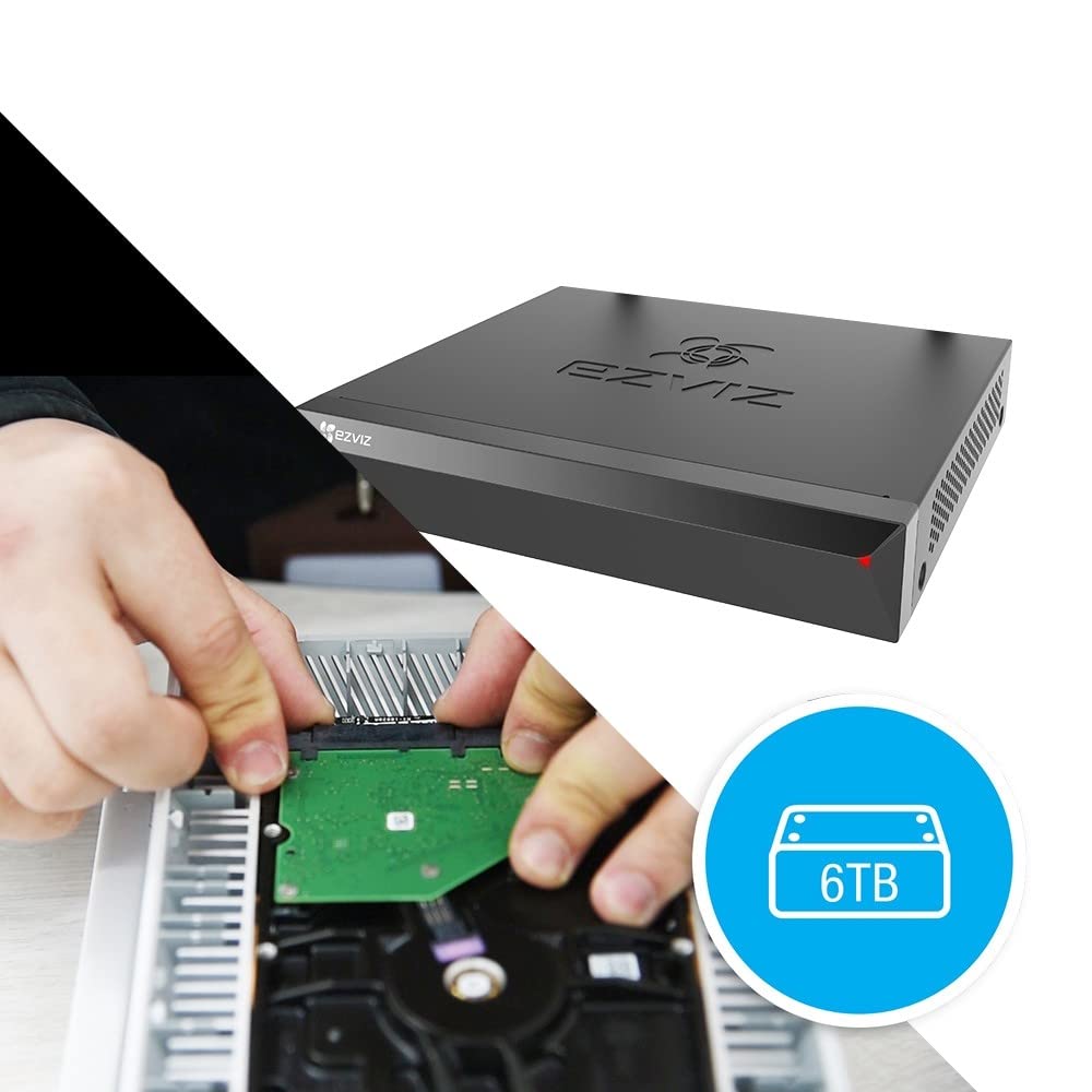 EZVIZ X5S-4 POE NVR 4CH POE FHD. HDD NON INCLUSO