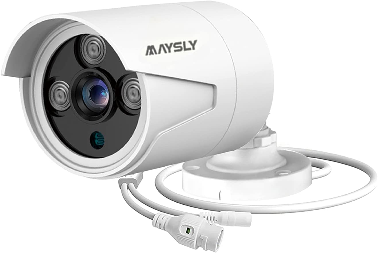 Maysly Security Camera Outdoor 5MP POE Camera with Night