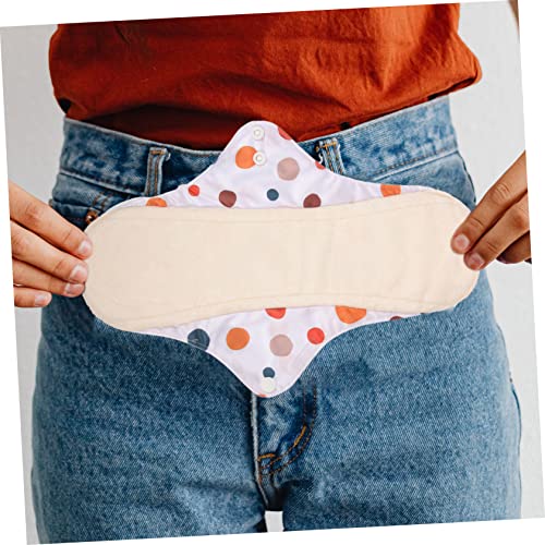 Healvian 4Pcs Sanitary Towel Woman Sanitary Napkin Girls Sanitary Napkin Sanitary Pad Pads Menstrual Pad Bamboo Charcoal Washable Fiber Household Sanitary Pads Portable Menstrual Pads #TOP6