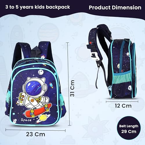 Image of Storite Toddler Bag for Boys & Girls (2-6 Years) 5L | Lightweight Sturdy Kids Backapck Perfect for Preschool & Nursery School