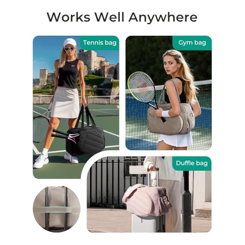 Bolsa para raquetas de bádminton y bolso de hombro para tenis o pickleball 4