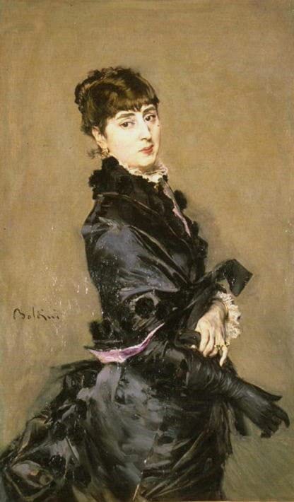Portrait de Cecilia De Madrazo, impression d'art sur toile haut de gamme en grand format 60x90cm