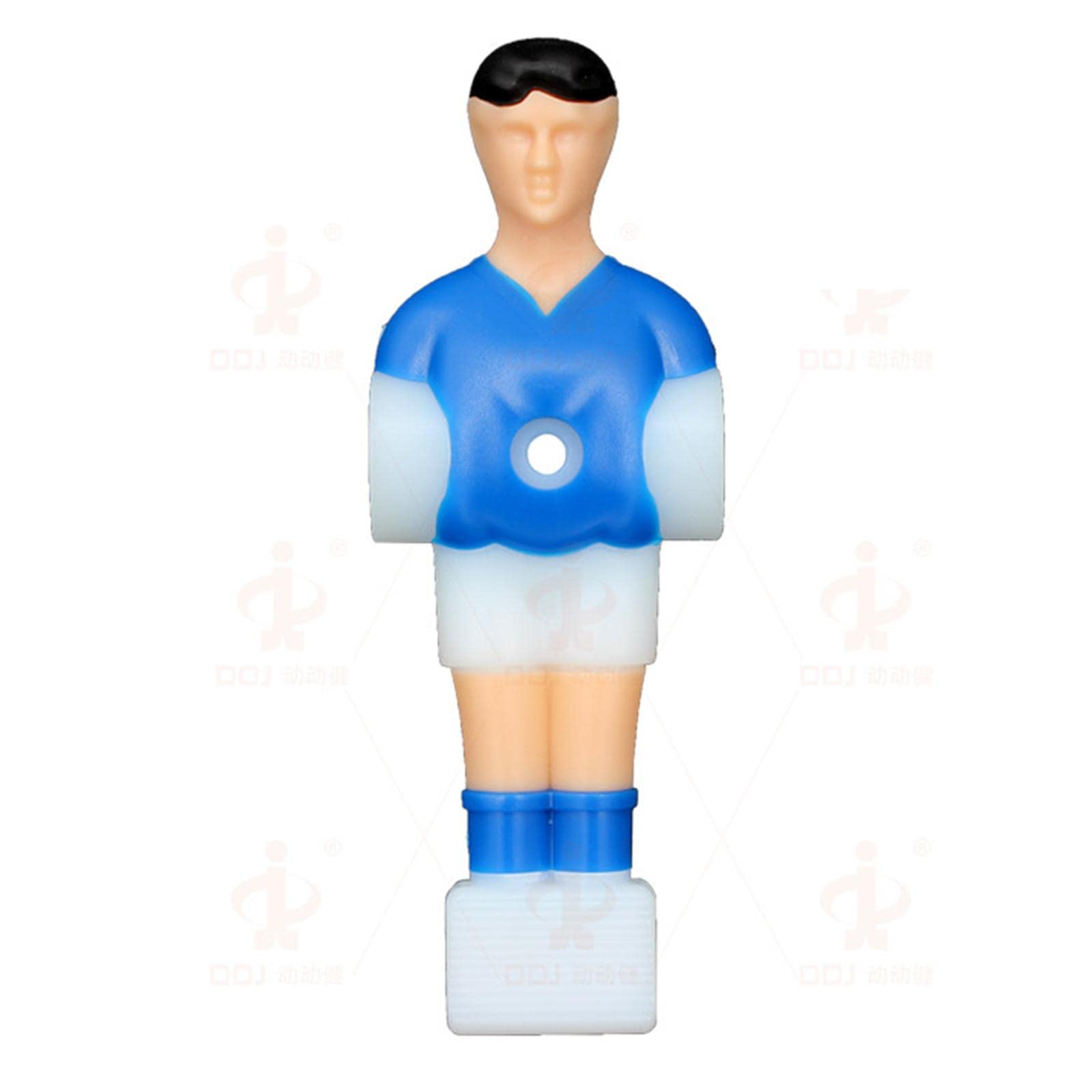 Perfeclan Reemplazo de 11 Uds. de Futbolín para Hombres, Mini Muñeca, Accesorio para Máquina de Futbolín, Rojo Y Azul para Juego