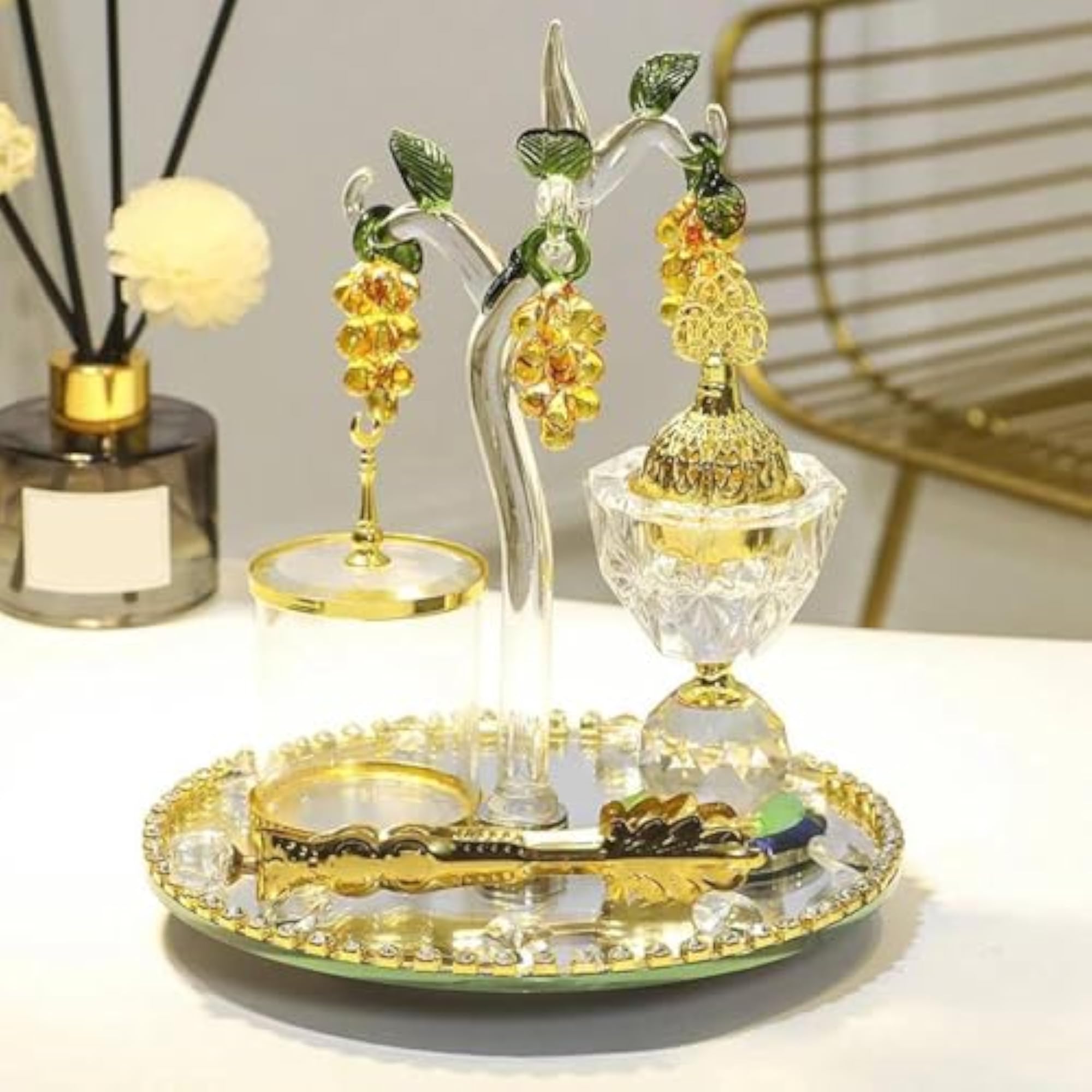 Arabian Incense Burner Set, Bakhoor Burner for Meditation