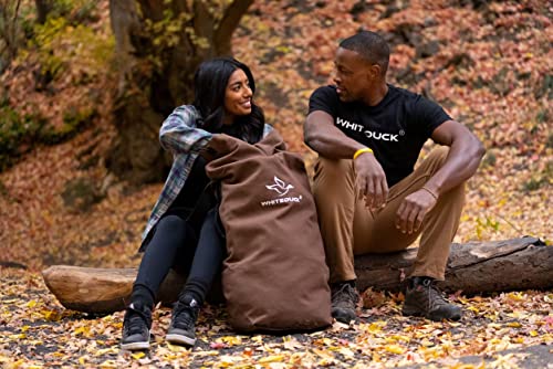 Whiteduck Folding Duffle Bag Set For Men & Women- Travel, Gym, Sport, Camping, Outdoor, Storage (Small, Large, X-Large- Brown) #TOP2
