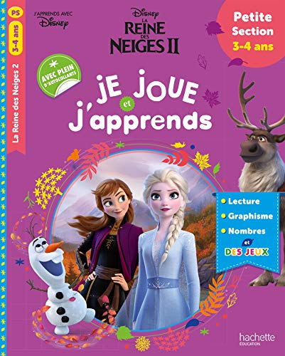 Disney - Reine des Neiges 2 - Je joue et j'apprends petite section (3-4 ans)