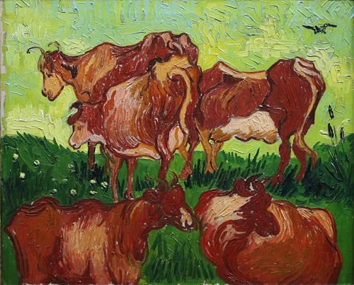 Cuadro de pintura de Vincent Van Gogh en lienzo para inspirar calidez en tu dormitorio