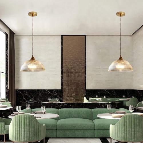 Lámpara colgante de cristal minimalista de un cabezal luminaria para cocina 3