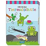 Trötsch Tiermalschule Lernkarten Schreib und wisch weg mit Stift: Übungskarten Lernspiel Vorschule Grundschule (Schreib und wisch weg: Lernkarten)
