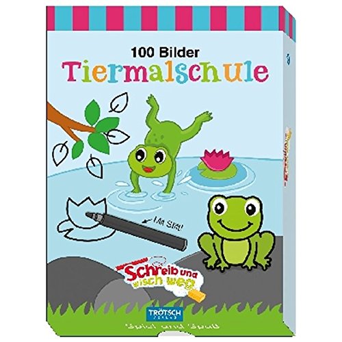 100 Bilder Tiermalschule: mit Stift und Schwamm 100 Bilder Tiermalschule: mit Stift und Schwamm