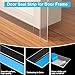 Greymond Thickened Weather Stripping Door Seal, Alien Seal for Frame and Gaps Draft Stopper,Glass Shower Door Sweep, Clear, 20 Feet x 1 Inch x 0.08 Inch