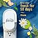 Febreze Plug in Air Freshener, Odor-Fighting Scented Oil Starter Kit, Air Fresheners for Home and Bathroom and Kitchen, Long Lasting for Strong Odors, Ocean Scent, Warmer + 2 Refill