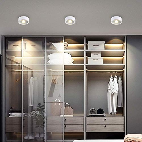 Spot de plafond LED en cuivre blanc pour éclairage intérieur de maison et commerce