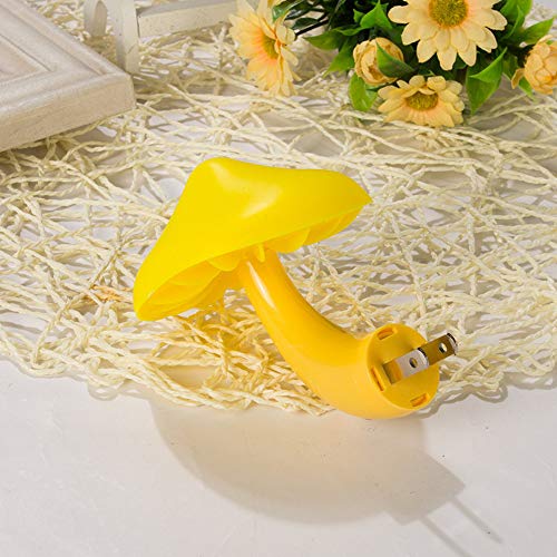 LED Yellow Light Sensor Night Light Socket Bedside Table Lighting Control