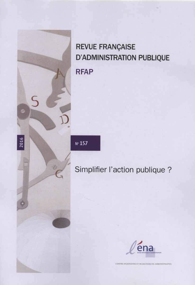 Simplifier l'action publique ?