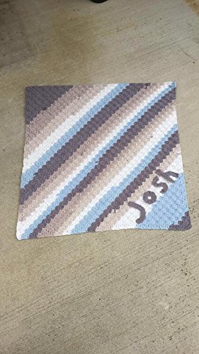 personalized crochet baby blanket