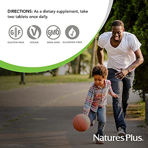 Naturesplus Ultra Juice Multivitamin - 90 Vegetarian Tablets, Bilayered - Whole Food Supplement - Whole Fruits & Vegetables, Antioxidant - Non-Gmo, Vegan, Organic, Gluten-Free - 45 Servings #TOP4