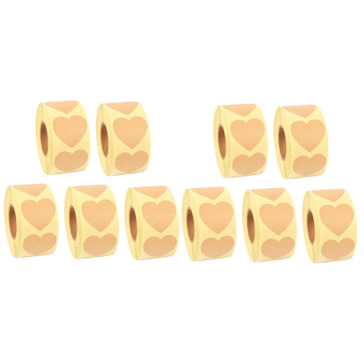 jojofuny 2 set Etichette In Carta Kraft Adesivi Personalizzati Etichette Per Regali Adesivi Te Per Regali Etichette Per Decorazioni 5 * 2