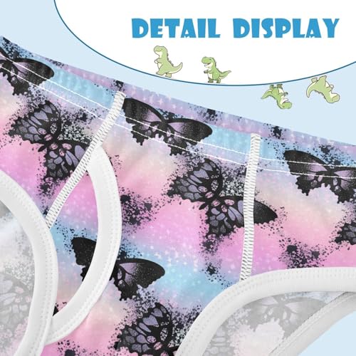 visesunny Boys Cotton Underwear Butterfly Silhouette Graphic Printed Toddler Soft Training Briefs Size 2T-8Y for Kids4