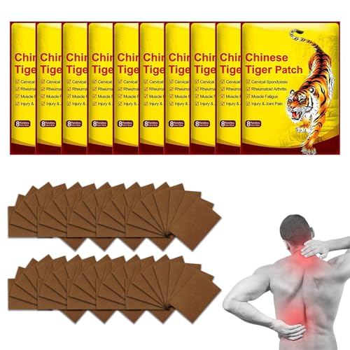 Patch Chauffant Dos,112pcs Patch Chauffant,Patch Anti Douleur,Patch Soulagement Douleur,Patchs de Tigre Chinois,Pansement Anti-Douleur,pour Epaules,Dos