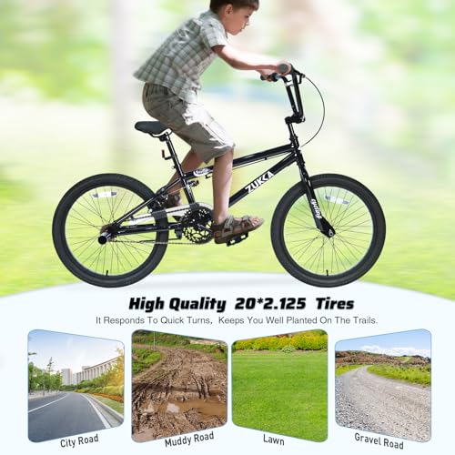 Freestyle Kids Bike, 20Inch Children Bicycle for Boys Girls,