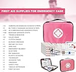 305Pcs Première voiture Aid Trousse de renouvellement des fournitures pour la maison d'affaires d'abord Aid Kits d'urgence pour bureau Business Compact Sac de charme pour les activités de plein air Patinage nautique