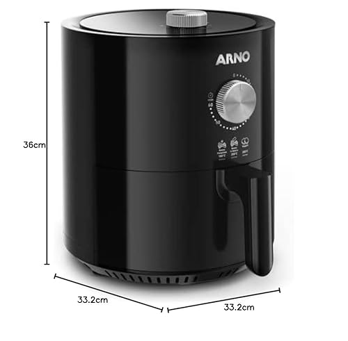 Fritadeira sem Óleo, Arno, Airfry Ultra, com 4,5l de capacidade, Preta, UFRP, 127V