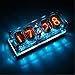 Produktbild tonguk Nixie Tube Clock, IN-12 Glow Tube Clock 4-Bit-integrierte IN12 Glow Tube Clock Siebenfarbige RGB-LED DS3231 Nixie Clock IN-12B, DIY Nixie Clock Kit (Keine Röhre)