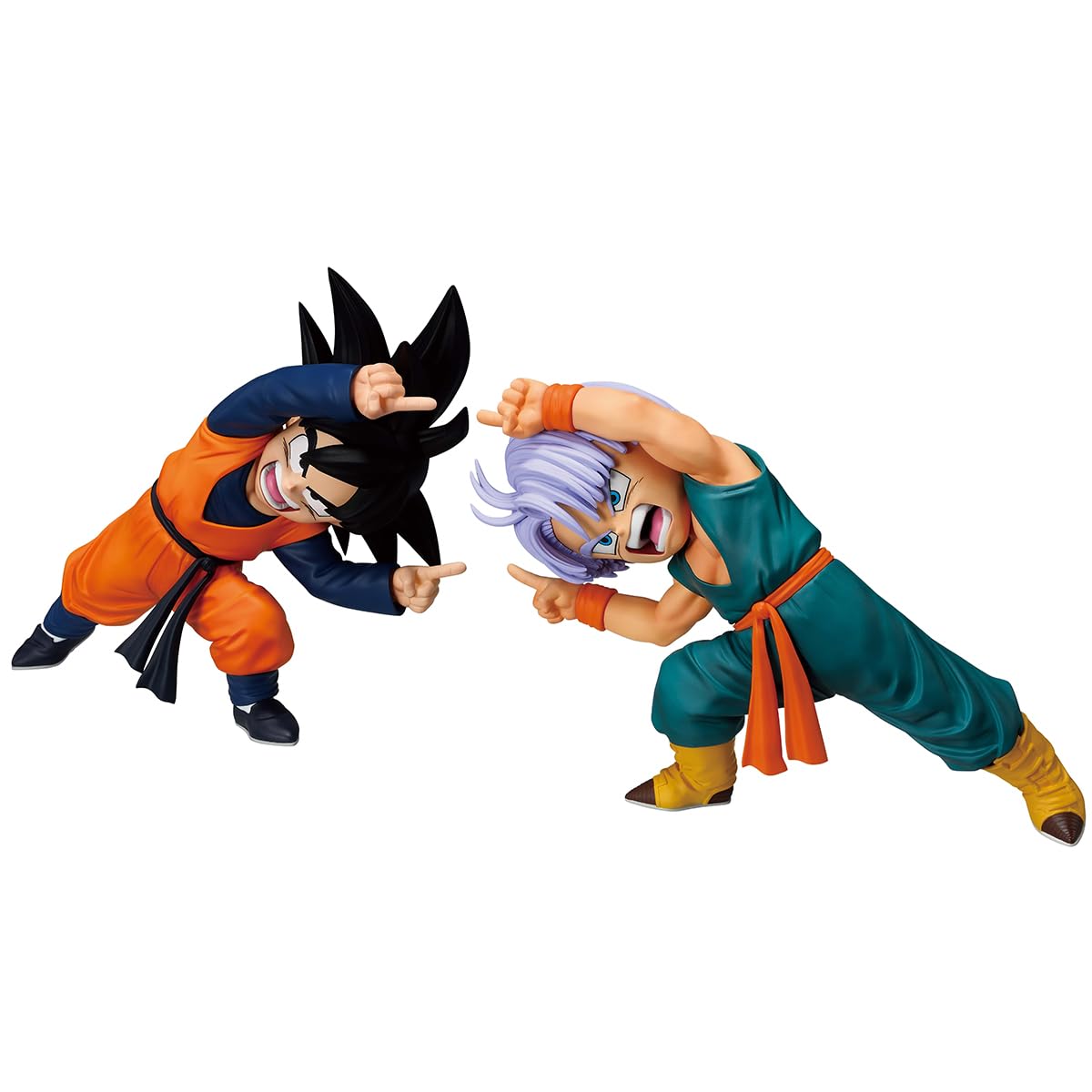 Ichibansho Figura Goten & Trunks Dragon Ball Z - Battle of The Super Saiyan 9cm IS69038 Multicolor - Figura Coleccionable - Ideal para los Fanaticos del Anime