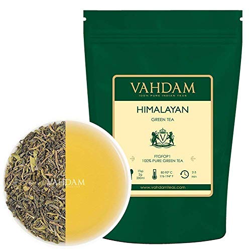 Vahdam, Imperial Himalayan White Tea (1.73Oz, 25Cups) & Himalayan Green Tea (3.53Oz, 50+Cups) #TOP5