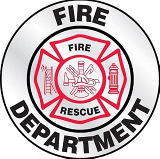 Safety Sign Sticker | Fire Department Sign, PVC Waterproof Sticker Price In India