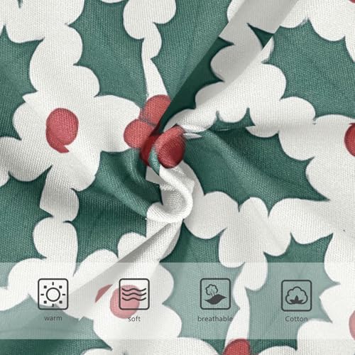 Girls' Briefs Breathable Underwear for Toddler Girls Seamless Holly Pattern3