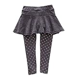 Weixinbuy Kid Baby Girl Wool Polka Dot Culotte Legging Trousers Pantskirt