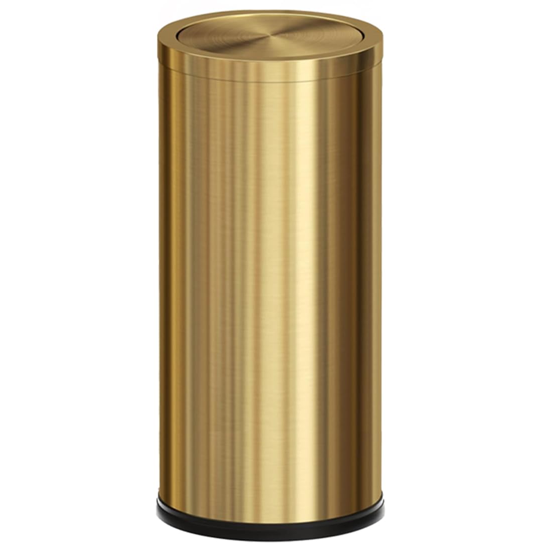 Gold Trash Can 8 Gallon Trash can with lid Large Capacity FILP lid Kitchen Trash can for Bathroom