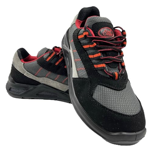 Allen Cooper ACM 1699 High Performance Safety Shoe | 200J Steel Toe Cap | Washable Micro Fiber Upper | Anti-Skid, Water, Heat & Oil Resistant