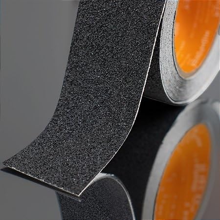 Fita Antiderrapante Autoadesiva Segurança Lixa Escada 5 Mts X 50mm (Preto)
